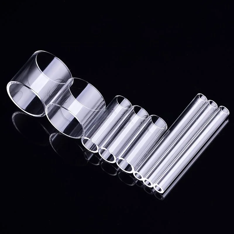 High-purity clear quartz glass tubes for industrial furnaces and semiconductor processing.