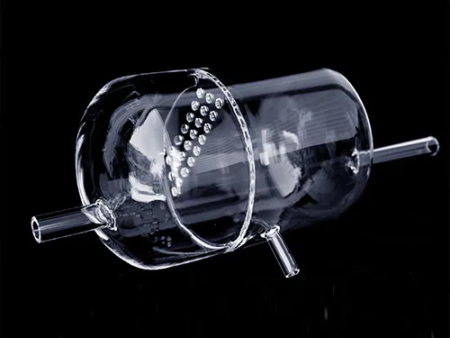 Custom high-purity quartz glass bottle tailored to specific specifications