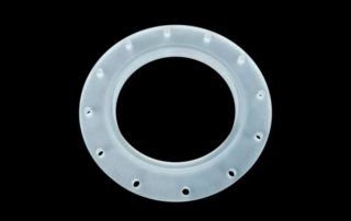Quartz flange with customizable holes and high-temperature resistance