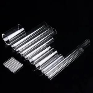 clear quartz glass tubes for industrial furnace applications high purity transparent quartz tubing custom fused quartz glass tubes
