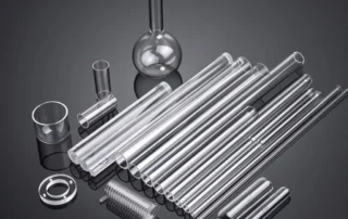 High-purity clear fused quartz test tubes and combustion tubes for high-temperature laboratory applications