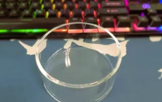 Quartz crucible and evaporating dish