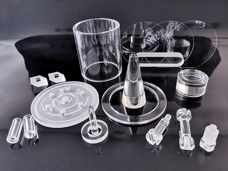 High-purity fused silica quartz glass components made by FGQuartz